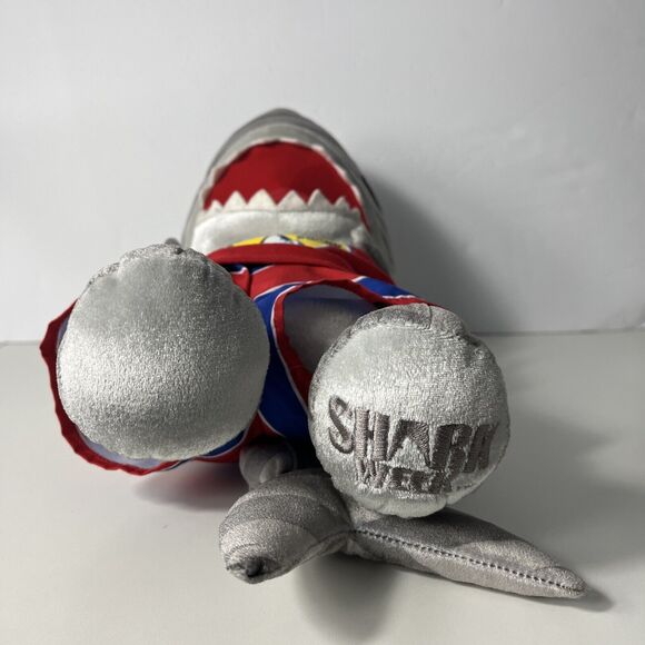 Build A Bear Shark Week 16" Tiger Shark Plush w/ Its All About Shark Week Outfit - Picture 6 of 8